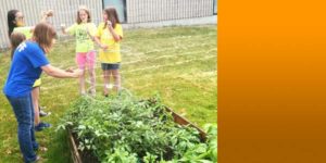 BGC, Kids and Staff with Garden