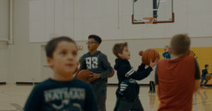 Kids Playing Basketball